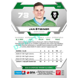 2023/24 Sportzoo ELH 2. serie #332 Jan Štibingr