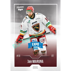 2022/23 Goal Cards Chance Liga 1. série #051 Jan Maruna Expo Blue x/4