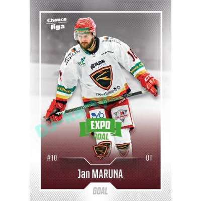2022/23 Goal Cards Chance Liga 1. série #051 Jan Maruna Expo Green x/4