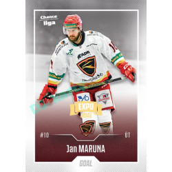 2022/23 Goal Cards Chance Liga 1. série #051 Jan Maruna Expo Ostrava GOLD 1of2