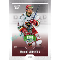 2022/23 Goal Cards Chance Liga 1. série #052 Matouš Venkrbec Expo Green x/4