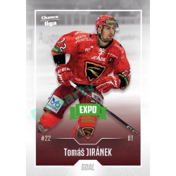 2022/23 Goal Cards Chance Liga 1. série #053 Tomáš Jiránek Expo Green x/4