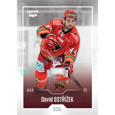 2022/23 Goal Cards Chance Liga 1. série #056 David Ostřížek Expo Ostrava SILVER 1of2