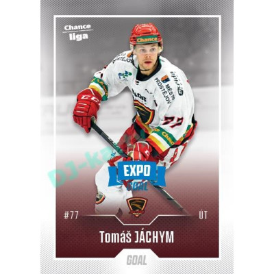 2022/23 Goal Cards Chance Liga 1. série #057 Tomáš Jáchym Expo Blue x/4