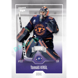 2022/23 Goal Cards Chance Liga 1. série #059 Tomáš Král Expo Ostrava SILVER 1of2