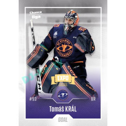 2022/23 Goal Cards Chance Liga 1. série #059 Tomáš Král Expo Ostrava GOLD 1of2