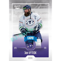 2022/23 Goal Cards Chance Liga 1. série #060 Jan Výtisk Expo Blue x/4