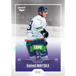 2022/23 Goal Cards Chance Liga 1. série #062 Dalimil Mikyska Expo Green x/4