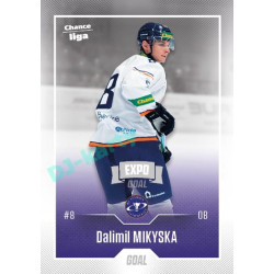 2022/23 Goal Cards Chance Liga 1. série #062 Dalimil Mikyska Expo Ostrava SILVER 1of2
