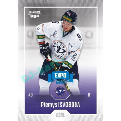 2022/23 Goal Cards Chance Liga 1. série #065 Přemysl Svoboda Expo Blue x/4