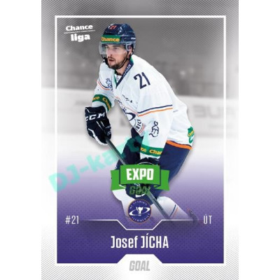 2022/23 Goal Cards Chance Liga 1. série #066 Josef Jícha Expo Green x/4