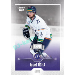 2022/23 Goal Cards Chance Liga 1. série #066 Josef Jícha Expo Ostrava SILVER 1of2