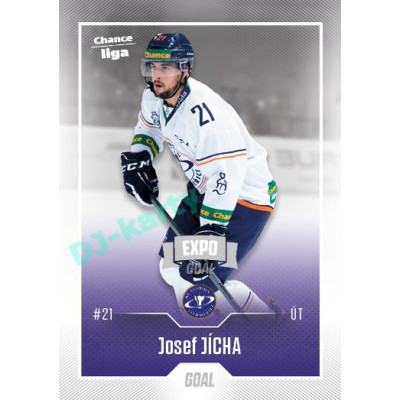 2022/23 Goal Cards Chance Liga 1. série #066 Josef Jícha Expo Ostrava SILVER 1of2