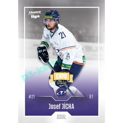 2022/23 Goal Cards Chance Liga 1. série #066 Josef Jícha Expo Ostrava GOLD 1of2