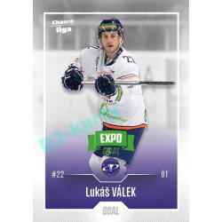 2022/23 Goal Cards Chance Liga 1. série #067 Lukáš Válek Expo Green x/4