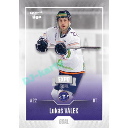 2022/23 Goal Cards Chance Liga 1. série #067 Lukáš Válek Expo Ostrava SILVER 1of2