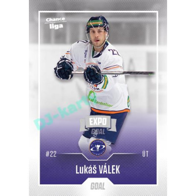 2022/23 Goal Cards Chance Liga 1. série #067 Lukáš Válek Expo Ostrava SILVER 1of2