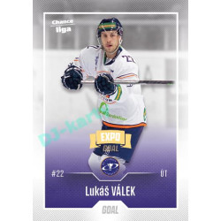 2022/23 Goal Cards Chance Liga 1. série #067 Lukáš Válek Expo Ostrava GOLD 1of2