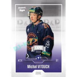 2022/23 Goal Cards Chance Liga 1. série #068 Michal Vitouch Expo Ostrava SILVER 1of2