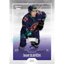 2022/23 Goal Cards Chance Liga 1. série #069 Josef Slavíček Expo Ostrava SILVER 1of2