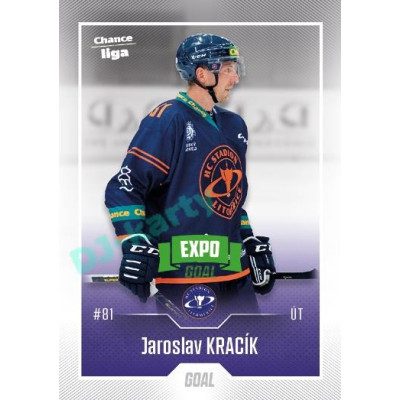 2022/23 Goal Cards Chance Liga 1. série #070 Jaroslav Kracík Expo Green x/4