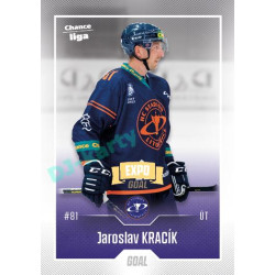 2022/23 Goal Cards Chance Liga 1. série #070 Jaroslav Kracík Expo Ostrava GOLD 1of2