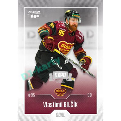 2022/23 Goal Cards Chance Liga 1. série #007 Vlastimil Bilčík Expo Ostrava SILVER 1of2