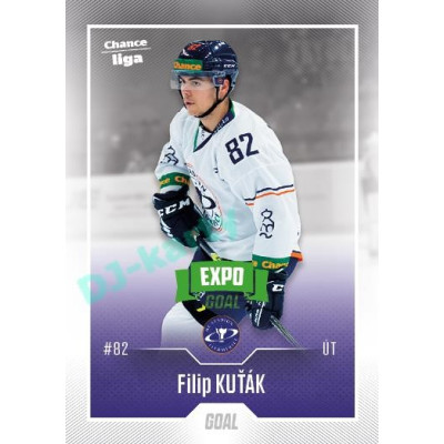 2022/23 Goal Cards Chance Liga 1. série #071 Filip Kuťák Expo Green x/4