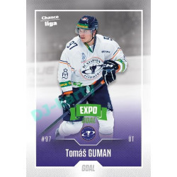 2022/23 Goal Cards Chance Liga 1. série #072 Tomáš Guman Expo Green x/4