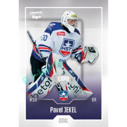 2022/23 Goal Cards Chance Liga 1. série #073 Pavel Jekel Expo Ostrava SILVER 1of2