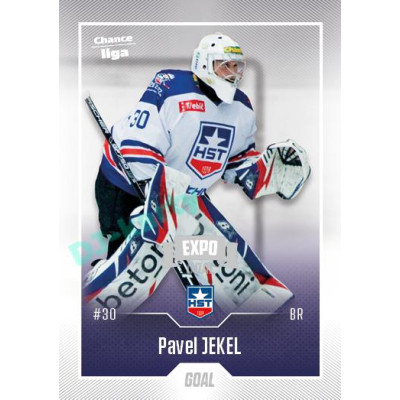 2022/23 Goal Cards Chance Liga 1. série #073 Pavel Jekel Expo Ostrava SILVER 1of2