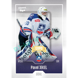 2022/23 Goal Cards Chance Liga 1. série #073 Pavel Jekel Expo Ostrava GOLD 1of2