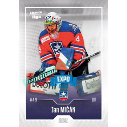2022/23 Goal Cards Chance Liga 1. série #074 Jan Mičán Expo Blue x/4