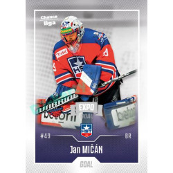 2022/23 Goal Cards Chance Liga 1. série #074 Jan Mičán Expo Ostrava SILVER 1of2