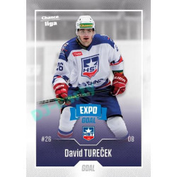 2022/23 Goal Cards Chance Liga 1. série #076 David Tureček Expo Blue x/4