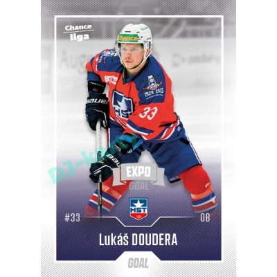2022/23 Goal Cards Chance Liga 1. série #077 Lukáš Doudera Expo Ostrava SILVER 1of2