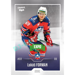 2022/23 Goal Cards Chance Liga 1. série #078 Lukáš Forman Expo Green x/4