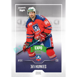 2022/23 Goal Cards Chance Liga 1. série #079 Jiří Hunkes Expo Green x/4