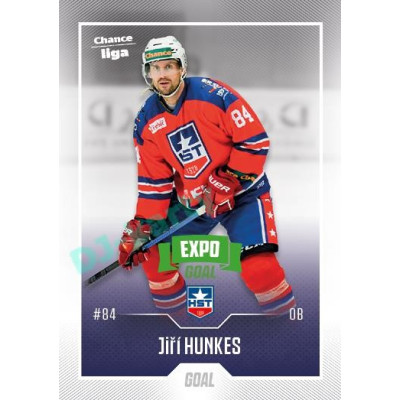 2022/23 Goal Cards Chance Liga 1. série #079 Jiří Hunkes Expo Green x/4