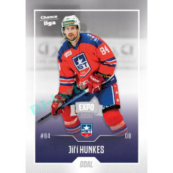 2022/23 Goal Cards Chance Liga 1. série #079 Jiří Hunkes Expo Ostrava SILVER 1of2