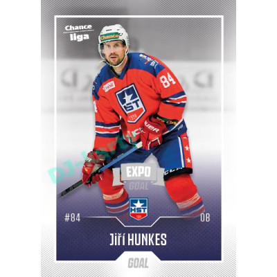 2022/23 Goal Cards Chance Liga 1. série #079 Jiří Hunkes Expo Ostrava SILVER 1of2