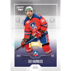 2022/23 Goal Cards Chance Liga 1. série #079 Jiří Hunkes Expo Ostrava GOLD 1of2