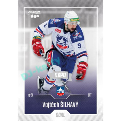 2022/23 Goal Cards Chance Liga 1. série #080 Vojtěch Šilhavý Expo Ostrava SILVER 1of2