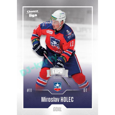 2022/23 Goal Cards Chance Liga 1. série #081 Miroslav Holec Expo Ostrava SILVER 1of2