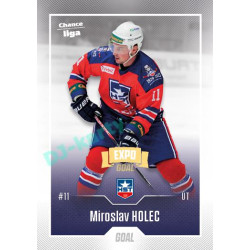 2022/23 Goal Cards Chance Liga 1. série #081 Miroslav Holec Expo Ostrava GOLD 1of2