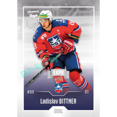 2022/23 Goal Cards Chance Liga 1. série #084 Ladislav Bittner Expo Ostrava SILVER 1of2