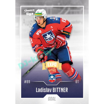 2022/23 Goal Cards Chance Liga 1. série #084 Ladislav Bittner Expo Ostrava GOLD 1of2