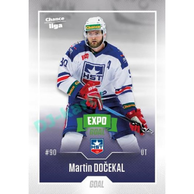 2022/23 Goal Cards Chance Liga 1. série #085 Martin Dočekal Expo Green x/4