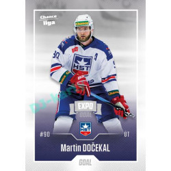 2022/23 Goal Cards Chance Liga 1. série #085 Martin Dočekal Expo Ostrava SILVER 1of2