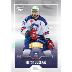 2022/23 Goal Cards Chance Liga 1. série #085 Martin Dočekal Expo Ostrava GOLD 1of2